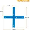 POWERTEC 71704 T-Track Intersection Kit with Mounting Screws, 2 Sets
