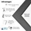 POLYETHYLENE NON-TEXTURED BLACK HDPE PLASTIC SHEET 1/8" X 6" X 12"