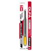 OLFA Special Long 038 Auto Lock Type 241B Utility Knife, For Interior Professionals, Black Blade, Silver