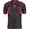 Gilbert XP300 Protective Rugby Body Armor Padded Shoulder, multicolor (black / red), M