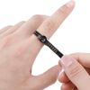 Ring Measuring Tape With Magnifying Glass, Ring Measuring Tape, Plastic Ring, Ring Size Filter, Ring Measuring Ruler (Black)