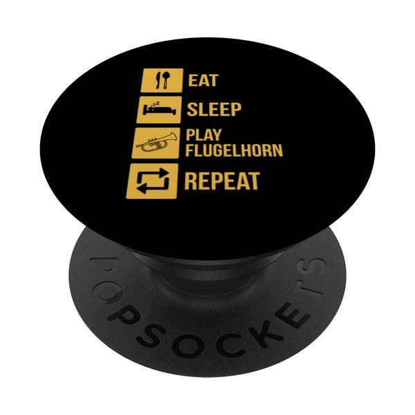 Flugelhorn Player Instrument Flugelhorn PopSockets Swappable PopGrip