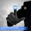 MCTi Glove Liner Touch Screen Lightweight for Winter Running Texting