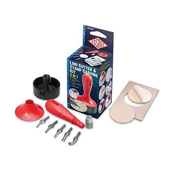 CREATIV DISCOUNT® Essdee Linoleum and Stamp Set, 9 Pieces
