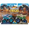 Hot Wheels MONSTER TRUCKS DEMOLITION DOUBLES MEGA WREX VS LEOPARD SHARK GIANT WHEELS