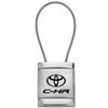 Toyota C HR Satin Chrome Cable Key Fob (Silver)