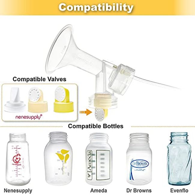 Nenesupply Wide Mouth Feeding Bottle 9oz Storage Bottle Compatible