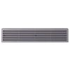 Double Sided Grey Bathroom Door Air Vent Grille 45x9cm
