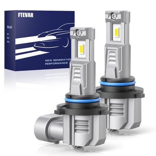 FTEVAR 9005 Bulbs or 9005 Fog Lights, Super Bright, Fanless Mini Size, Pack of 2