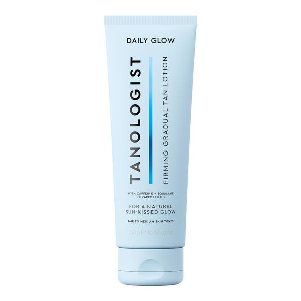 Tanologist Firming Daily Glow - Fair/Medium - Toning & Firming Gradual Tan Lotion - Natural, Sun Kissed Glow - Daily Tanning Lotion with Caffeine, Squalane & Grapeseed Oil - 8.45 fl oz