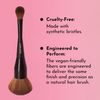 LAWLESS Women's Dual Ended Powder Brush, 1 Count