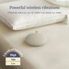 Loud Alarm Clock with Wireless Bed Shaker, Vibrating Dual Alarm with Light Wake