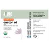 J MAC BOTANICALS Organic Castor Oil Cold Pressed (Glass Bottle, 16 oz), pure castor oil, hexane free, castor oil for face, skin, castor oil for eyelashes, cold pressed organic castor oil