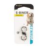 Nite Ize S-Biner Taglock-Silber Doppelhaken, S