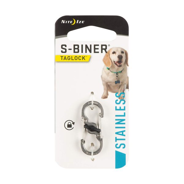 Nite Ize S-Biner Taglock-Silber Doppelhaken, S