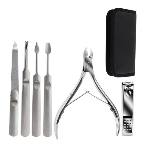 Manicure Sets Professional Stainless Steel Nail Clipper Personal Care Tools Stainless Steel Dead Skin Scissors Nail File Manicure Set