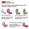 3M 6503QL Quick Latch Rugged Comfort Half Facepiece Reusable Respirator LARGE