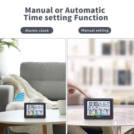 Newentor Weather Station Wireless Indoor Outdoor Multiple Sensors, Digital  Atomic Clock Weather Thermometer, Temperature and Humidity Monitor