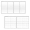 Date Free Daily Marks Log Diary Yellow FLDR-DA01-YE