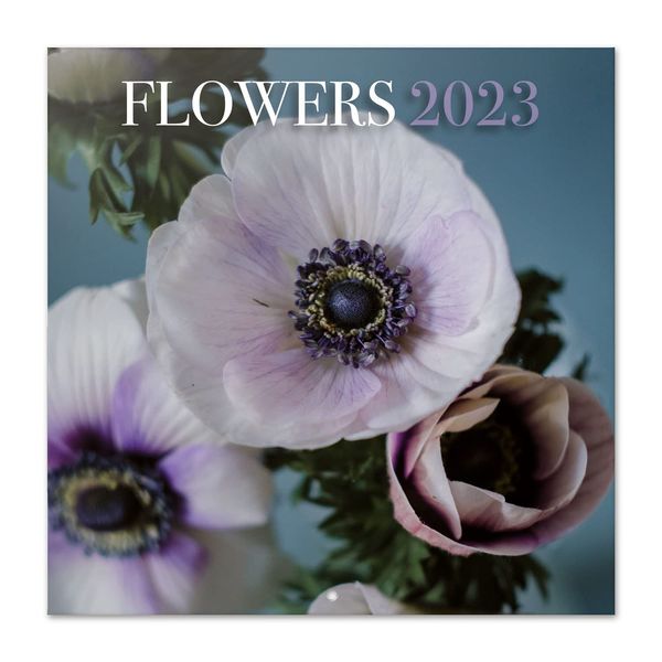 Grupo Erik Flowers Wall Calendar 2023 12' x 12' FSC| 12 Month Planner | Square Wall Calendar 2023 | Family Planner Calendar 2023 | Flowers Calendar 2023 | + 4 Bonus Months