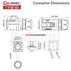 12 Pin Female Quick Connect Waterproof Power Connector