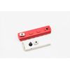 7 Slots mlok Picatinny/Weaver Rail Sections Red Anodized CNC Aluminum Mount Adapter Segment Mount
