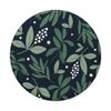 Green Botanical Foliage & White Berry Floral Bud Pattern PopSockets Adhesive PopGrip
