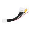 EVGATSAUTO Car Rear Camera Cable, 24Pin Rear View Camera Adapter, Reverse Parking Camera Connection Cable Adapter Line Wiring