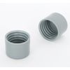 1-1/4 in. Platinum Closet Pole End Caps (2-Pack)