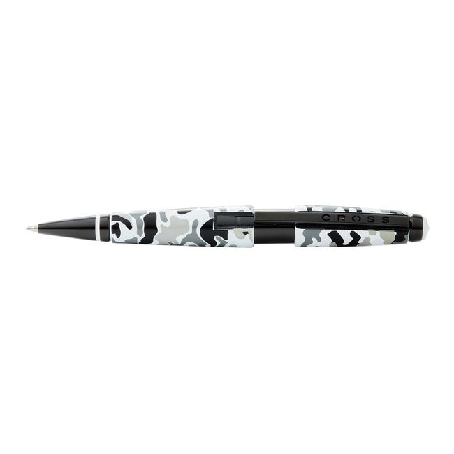 Cross Edge Black and White Camo Gel Rollerball Pen with PVD Appointments
