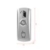 Push to Exit Button with LED Indicator Light for Door Access Control System Zinc Alloy Shell Classic Shape