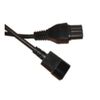 MicroConnect PE011400 - Jumper Cable C14 - C15 2.5m - Black, H05VV-F