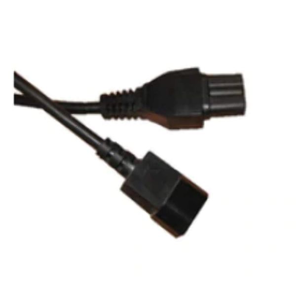 MicroConnect PE011400 - Jumper Cable C14 - C15 2.5m - Black, H05VV-F
