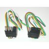 Parts Master 86103 4-Way Universal Male/Female 24" Flat Trailer Connector Set