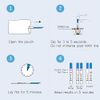 Wondfo 50 Ovulation Test Strips and 20 Pregnancy Test Strips Kit - Rapid Test Detection for Home Self-Checking (50 LH + 20 HCG)
