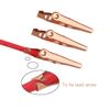 CESFONJER 16 Pcs Insulated Alligator Clips, Battery Cable Clips, Bulk Hardware Alligator Clip Set for Electrical Testing Circuit