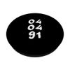 04.04.91 - Birthdate Design with Birth Day.Month.Year PopSockets Swappable PopGrip