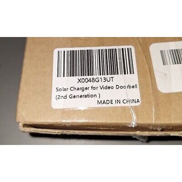 Solar Charger For Video Doorbell (2nd Generation)