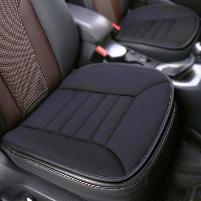 MARO Seat Cushion, Car Cushion, Driver's Seat Cushion, Improves Sitting, Stays in Place, Prevents Stuffiness, For Home, Office, Home Work, Car Seat Cushion (Black)