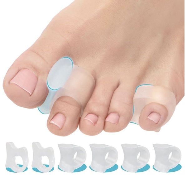 5 STARS UNITED Toe Spacers for Men and Women – 6 Gel Toe Separators