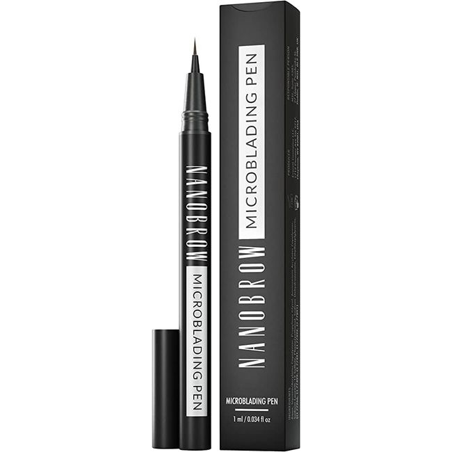 Präziser Augenbrauenmarker Nanobrow Microblading Pen Warm Blonde - betonte, dichte und gefüllte Augenbrauen, ultradünne Spitze