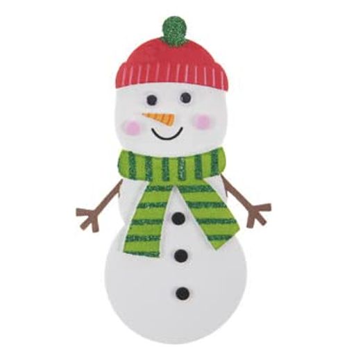 Nikki's Knick Knacks Foam Snowman Ornament Craft Kit- Makes 12