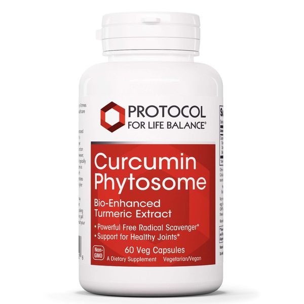 Protocol Curcumin PC 500mg - Oxidative Stress Modulator, Joint Health Supplement - 60 Veg Caps