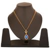 Touchstone Blue Stone Classy Pendant for Women