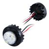 Jet Inoue 534796 Round Mini Strobe, 12/24 V, Red