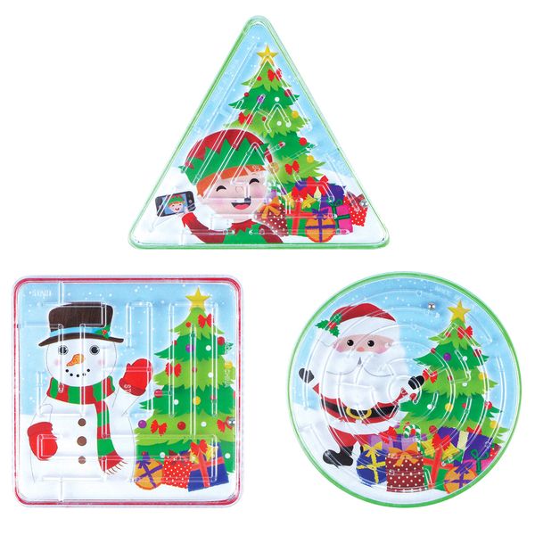 12 x Christmas Maze Puzzle