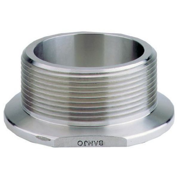 Banjo M220MPTSS Manifold Fitting, 2" Full Port Flange x 2" Male NPT, 316 Stainless Steel