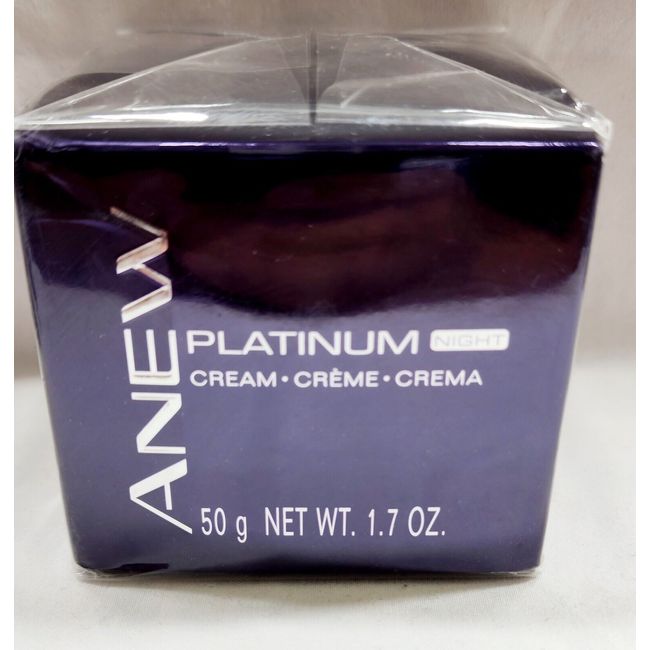 Avon Anew PLATINUM NIGHT Cream Skincare Anti-Aging Original 1.7 oz/50g New RARE