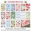 Christmas Stickers Decorating Bulk Pack Xmas Sale - OVER 600 Self Adhesive Paper Stickers - Merry Xmas Crafting, Scrapbook, Gift, Present, Party Bag Filler, Card Making Supplies for Kids