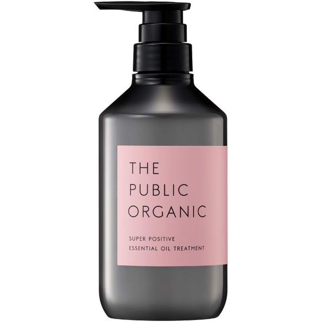 The Public Organic Treatment Bottle [Super Positive] 480mL Amino Acid Aroma Essential Oil Hair Care Non-Silicon Made in Japan